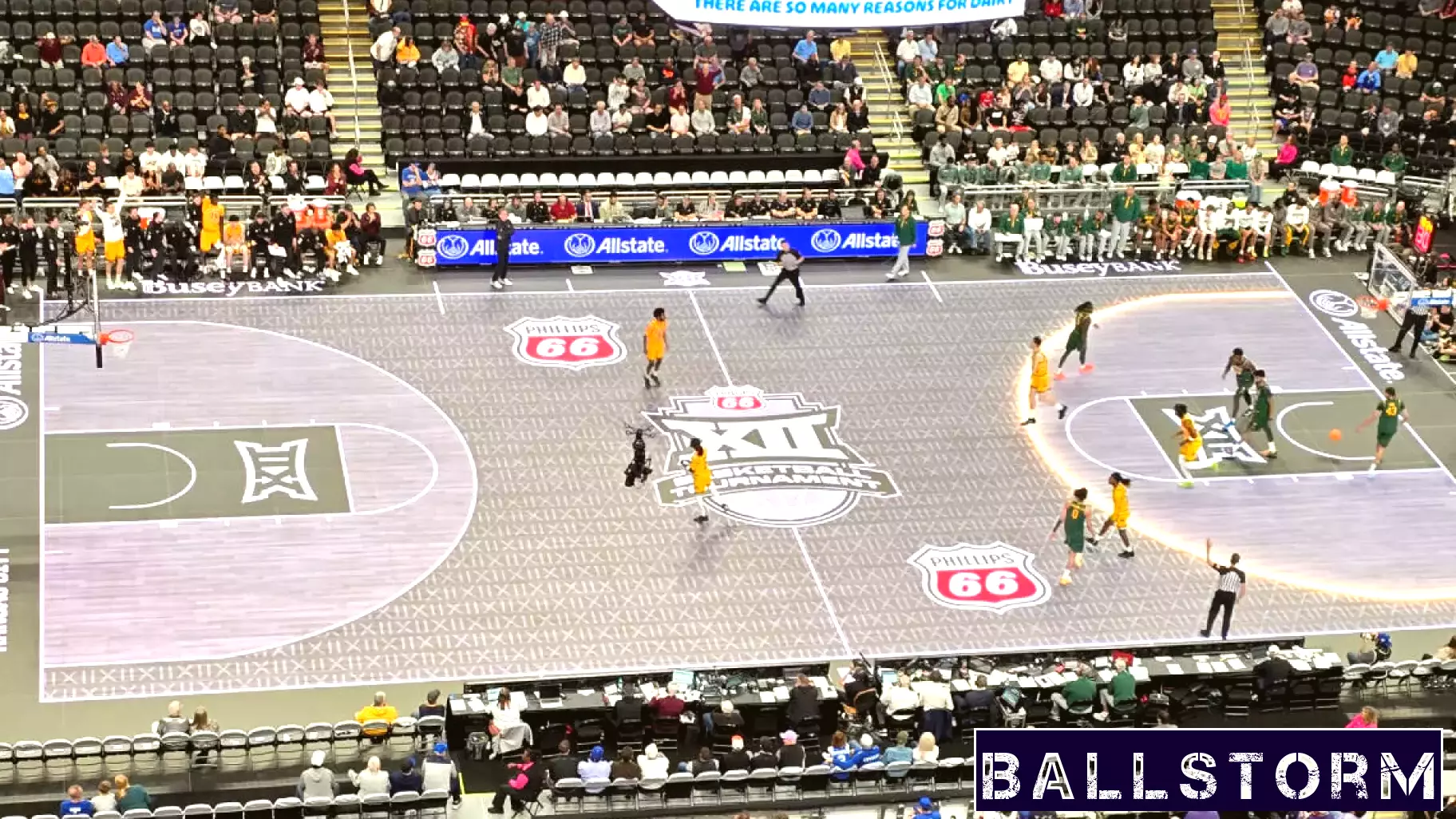 Big 12 to swap LED glass court for hardwood floor for rest of basketball tournament after players complain