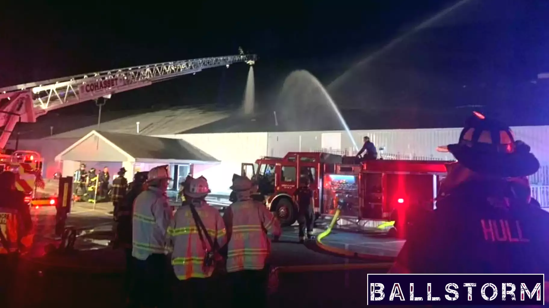 Devastating Four-Alarm Blaze Strikes South Shore Sports Center