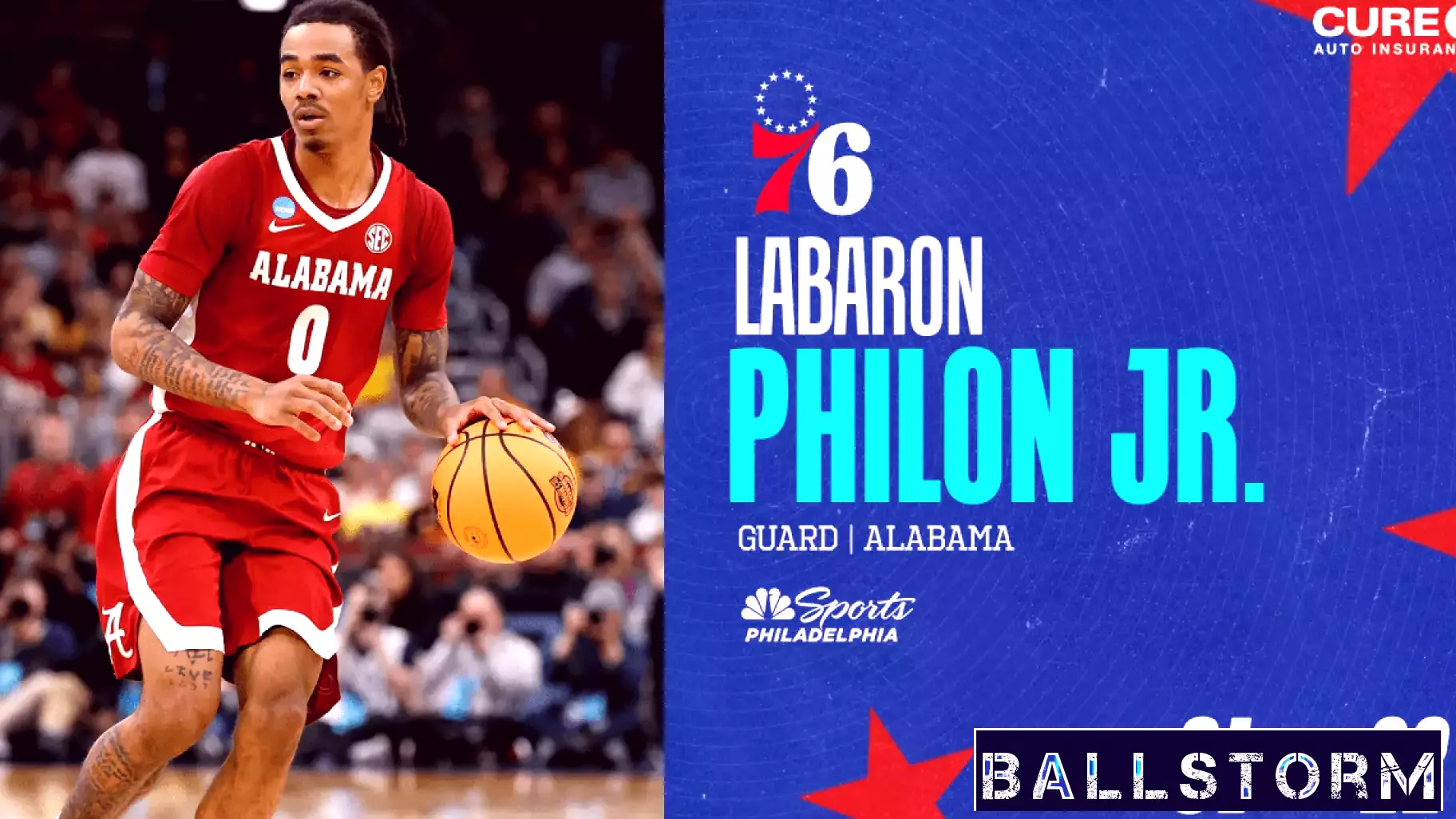 Sixers add offensive firepower, draft guard Labaron Philon Jr. with 22nd pick