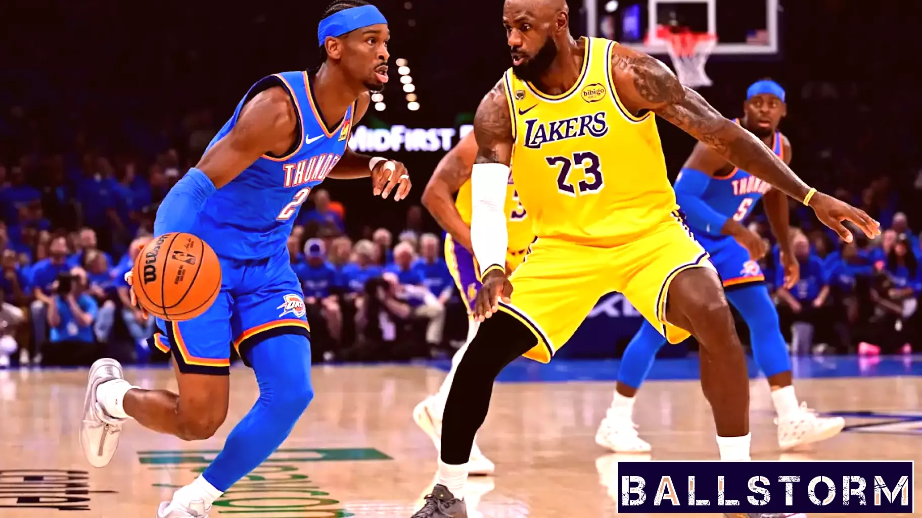 Thunder roll to dominant win over LeBron James, Lakers to grab early 1-0 lead