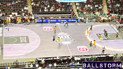 Big 12 to swap LED glass court for hardwood floor for rest of basketball tournament after players complain