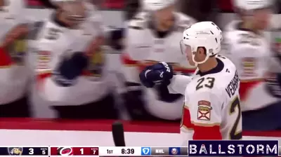 Carter Verhaeghe Scores Against the Carolina Hurricanes