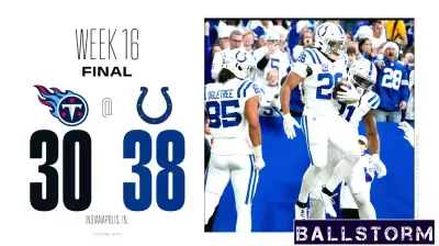 Colts Secure Victory Over Titans in Week 16 Showdown
